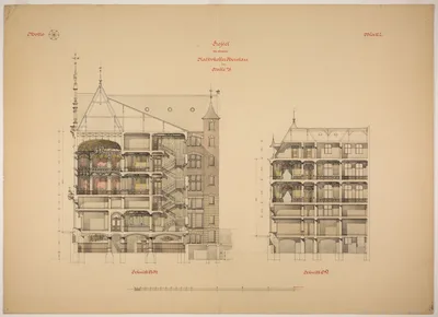 Rathskeller Neubau, Halle (Saale), Saxony-Anhalt, Germany, Two Sections — Peter Joseph Weber