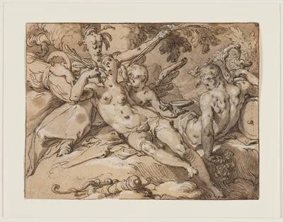 Without Ceres and Bacchus, Venus Would Freeze — Abraham Bloemaert