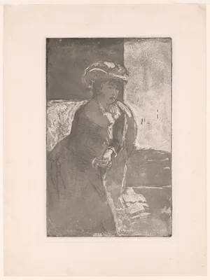 The Corner of the Sofa, No. 3 — Mary Cassatt