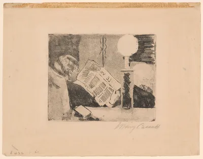 Reading the Newspaper, No.2 — Mary Cassatt