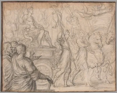 A Procession — Ambroise Dubois