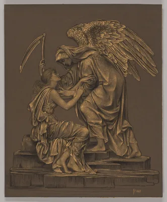 The Angel of Death — Evelyn De Morgan