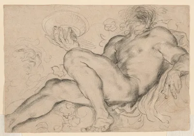 Study for Bacchus or Silenus — Domenico Maria Canuti