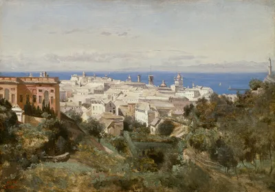 View of Genoa — Jean-Baptiste Camille Corot