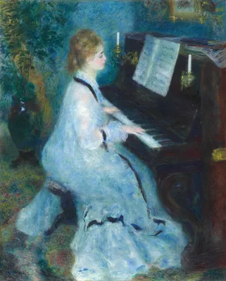 Woman at the Piano — Pierre-Auguste Renoir