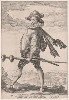The Captain of the Infantry — Hendrik Goltzius