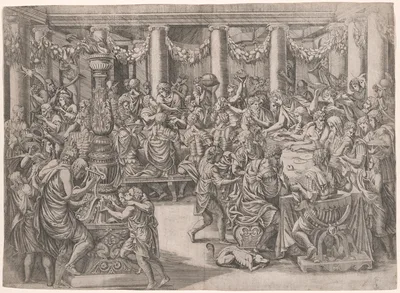 The Banquet of Scipio — Antonio Fantuzzi