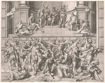 The Massacre of the Innocents — Giovanni Battista de'Cavalieri