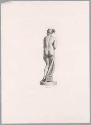 Venus, Back View, from Oeuvre de Canova — Antonio Canova