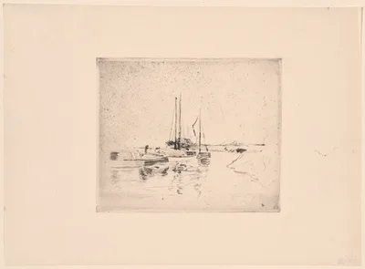 Four Boats — John Henry Twachtman