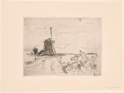 Mill in Holland — John Henry Twachtman