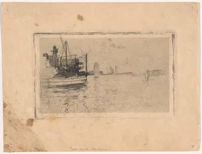 Coal Dock, Bridgeport — John Henry Twachtman