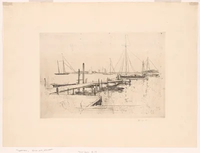 Yacht Dock — John Henry Twachtman