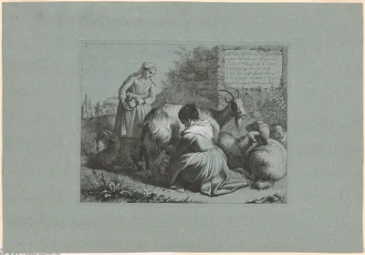 Plate 1, from The Set of 12 Pastorals Scenes — Francesco Londonio