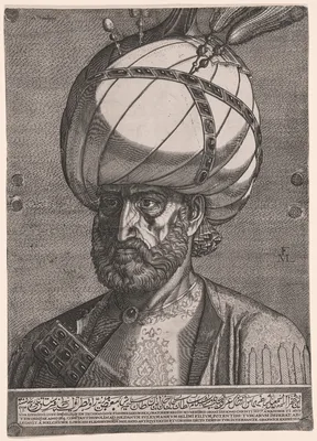 Portrait of Ismail, Ambassador of the Persian Shah Tahmasp I — Melchior Lorck