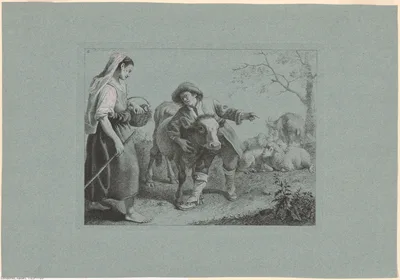 Plate 2, from The Set of 12 Pastorals Scenes — Francesco Londonio
