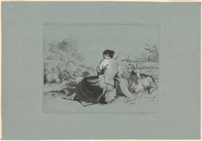 Plate 3, from The Set of 12 Pastorals Scenes — Francesco Londonio