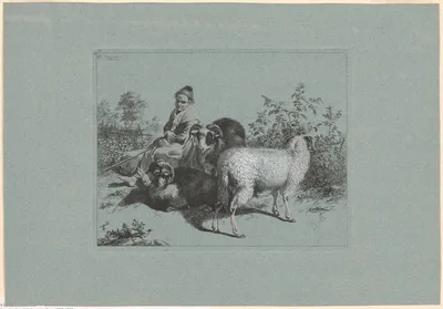 Plate 4, from The Set of 12 Pastorals Scenes — Francesco Londonio