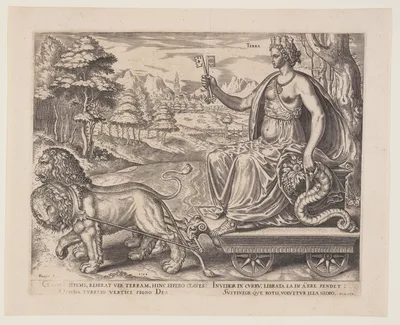 Earth, from The Four Elements — Philip Galle