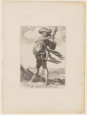 Colonel, from Officers and Soldiers of the Bodyguard of Emperor Rudolph II — Jacob de Gheyn II