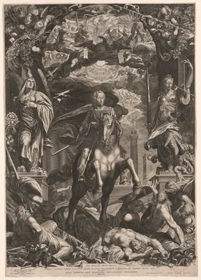 Emperor Ferdinand II on Horseback — Aegidius Sadeler