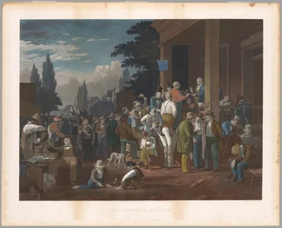 The County Election — John Sartain