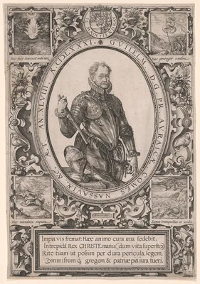 Portrait of William of Orange — Hendrik Goltzius