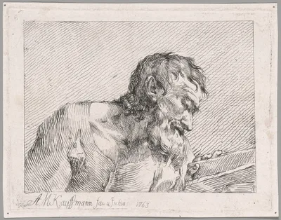 Old Man Reading — Angelica Kauffmann