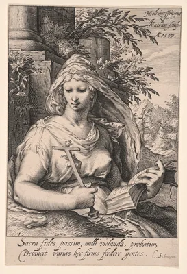 Faith, from The Seven Virtues — Jacob Matham