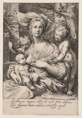 Charity, from The Seven Virtues — Jacob Matham