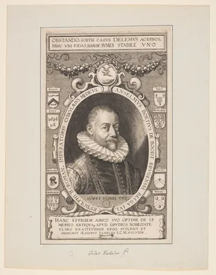 Anselm Boethius de Boodt, Physician to Rudolph II — Aegidius Sadeler