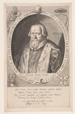 Jacob Chimarrhaeus, Grand Almoner of Rudolph II — Aegidius Sadeler