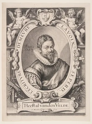 Jan van de Velde the Elder, Calligrapher in Haarlem — Jacob Matham