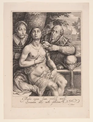Susanna and the Elders — Jacob Matham
