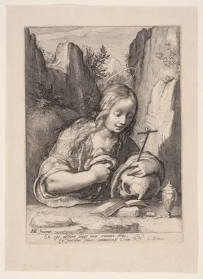 Saint Mary Magdalene Repentant — Jacob Matham
