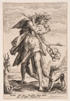 Envy, plate 5 from The Vices — Jacob Matham