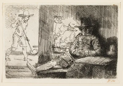 The Ringball Player — Rembrandt