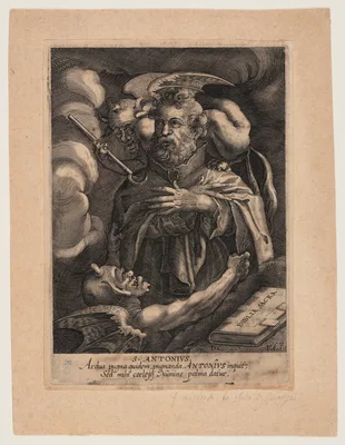 Saint Anthony — Dominicus Custos