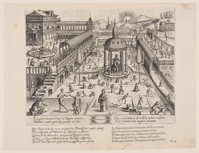 Composita,from Theatrum Vitae Humanae (The Ages of Man) — Johannes Wierix