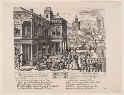 Ionica, from Theatrum Vitae Humanae (The Ages of Man) — Johannes Wierix