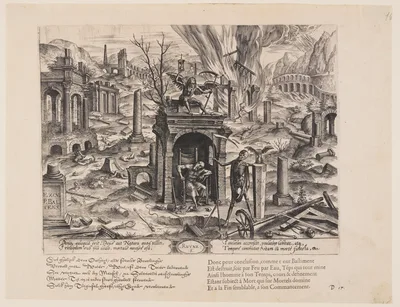 Ruyne, from Theatrum Vitae Humanae (The Ages of Man) — Johannes Wierix