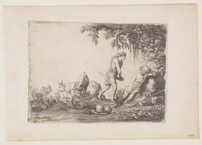 Mercury Slays Argus, from The Story of Mercury and Argus — Moses van Uyttenbroeck