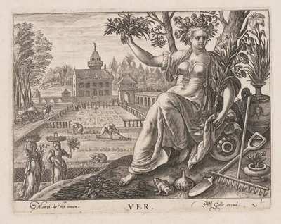 Ver, from Four Seasons — Philip Galle