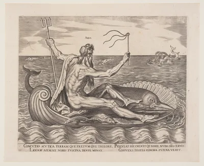 Water, from The Four Elements — Philip Galle