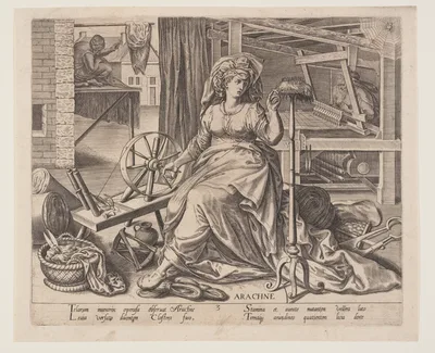 Arachne, from The Occupations — Philip Galle