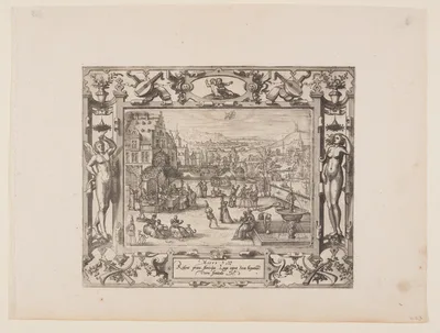 May, from The Twelve Months — Pieter van der Borcht
