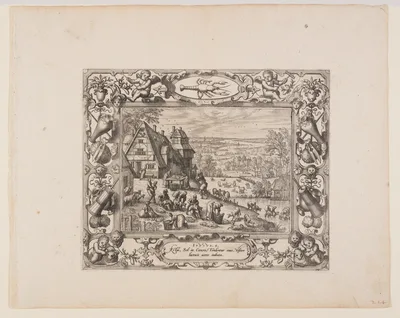 June, from The Twelve Months — Pieter van der Borcht