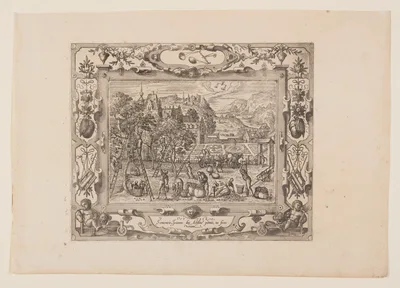 October, from The Twelve Months — Pieter van der Borcht