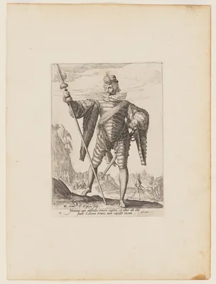 Lieutenant-Colonel, from Officers and Soldiers of the Bodyguard of Emperor Rudolph II — Jacob de Gheyn II