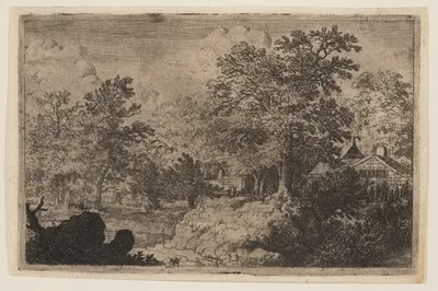 The Oak on the Hill — Allaert van Everdingen